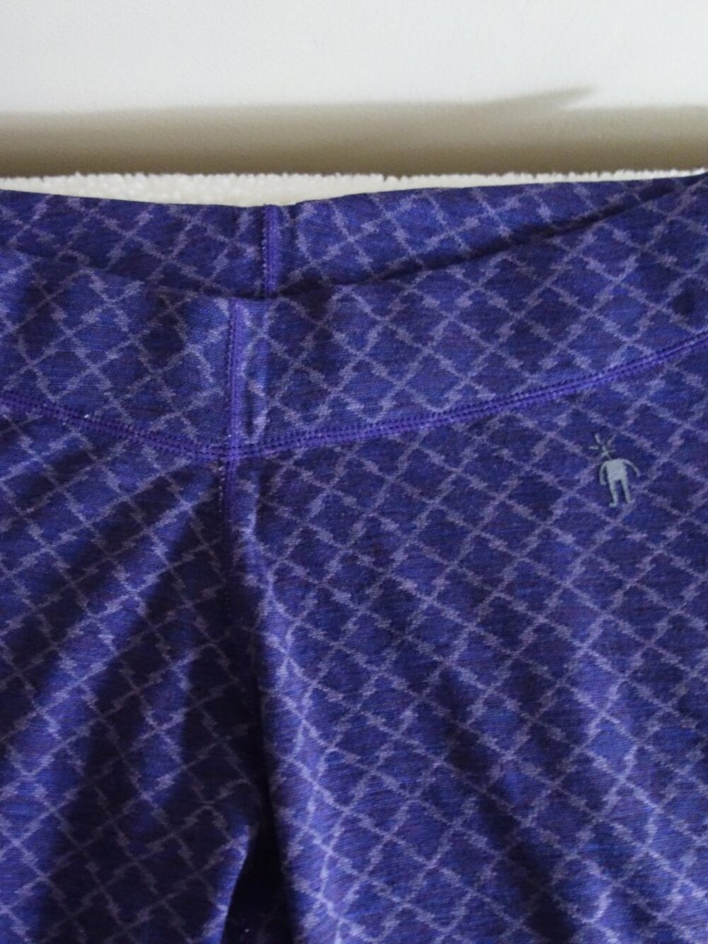 SmartWool Purple Print Base Layer Leggings Pants – Wmns Large